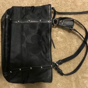 Black coach bag
